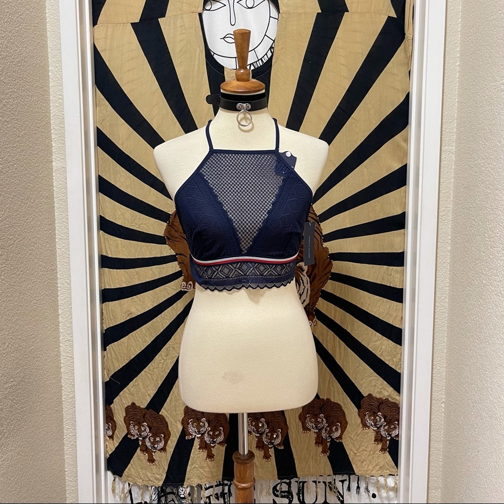 🌈 SOLD Stunning Mesh halter bra top - Picture 2 of 11